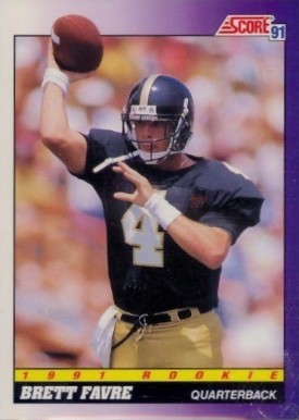 1991 Score #611 Brett Favre Football Card