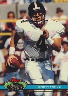1991 Stadium Club #94 Brett Favre Football Card 1991 Stadium Club #94 Brett Favre Football Card