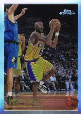 1996 Topps Chrome Refractor #138 Kobe Bryant Rookie Card