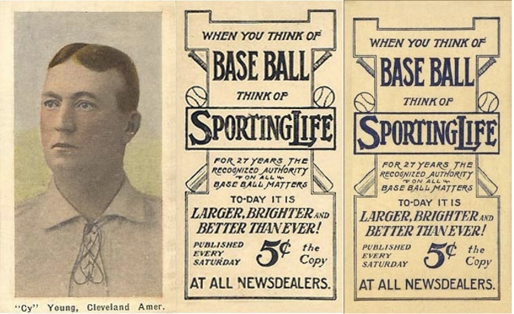 1911 Sporting Life Cy Young Baseball Card