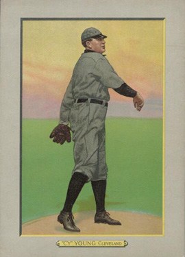 1911 T3 Turkey Red Cabinets Cy Young Baseball Card