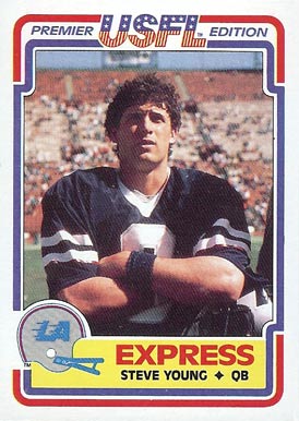 1984 Topps USFL #52 Steve Young Football Card