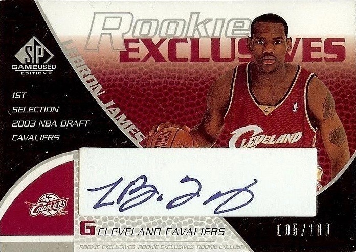 Has to be my fav non rookie autograph of Lebron that I own