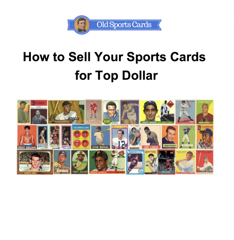 How To Sell Your Sports Cards For Top Dollar