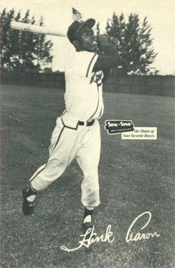 1954 Spic and Span #1 Hank Aaron Baseball Card