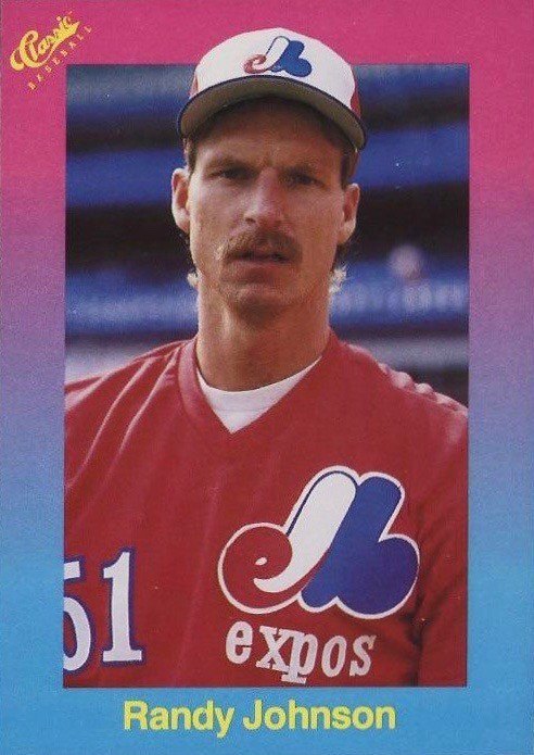 1989 Classic #95 Randy Johnson Rookie Card