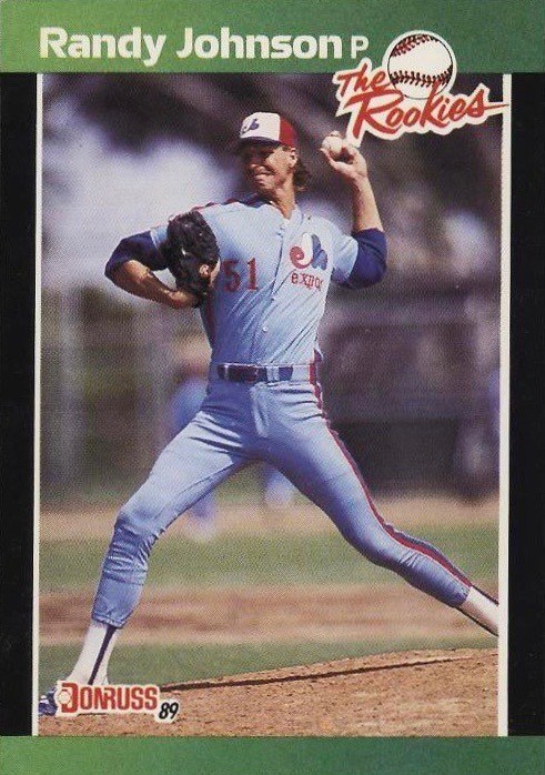 1989 Donruss Rookies #43 Randy Johnson Rookie Card