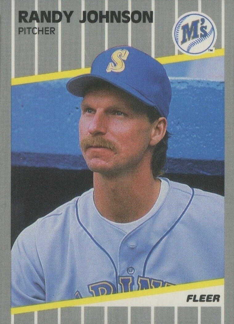 1989 Fleer Update #59 Randy Johnson Baseball Card