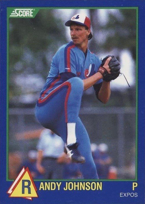 1989 Score Rising Stars #63 Randy Johnson Baseball Card 1989 Score Rising Stars #63 Randy Johnson Baseball Card