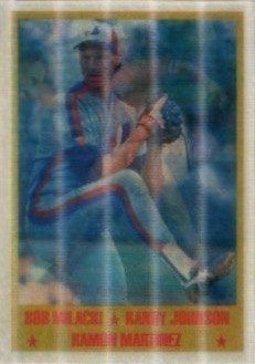 1989 Sportflics #224 Randy Johnson Rookie Card