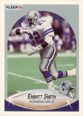 1990 Fleer Updated #U40 Emmitt Smith Football Card