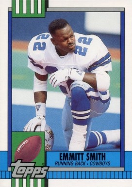 1990 Topps Traded #27T Emmitt Smith Rookie Card