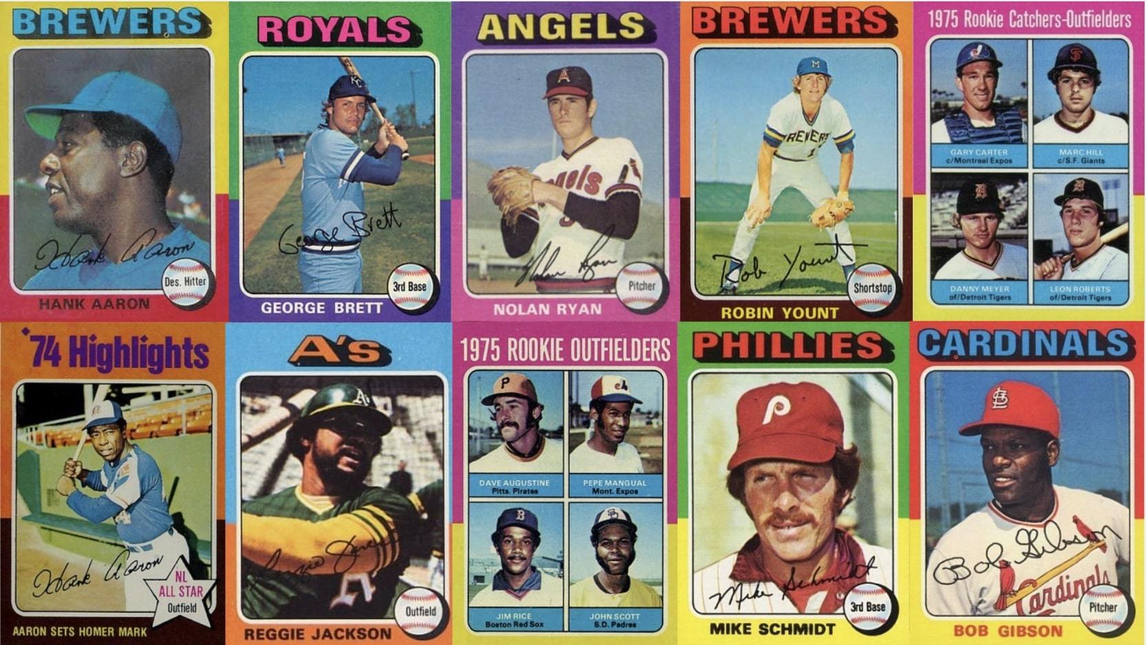 10 Most Valuable 1975 Topps Baseball Cards