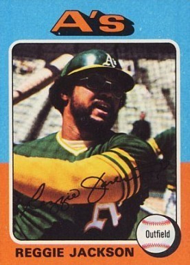 1975 Topps #300 Reggie Jackson Baseball Card