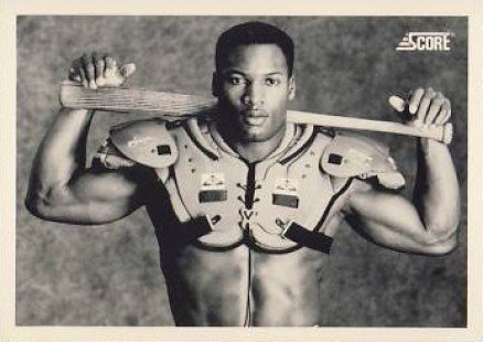 1990 Score #697 Bo Jackson Baseball Card 1990 Score #697 Bo Jackson Baseball Card