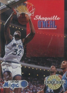 1992 Skybox #382 Shaq O'Neal Rookie Card