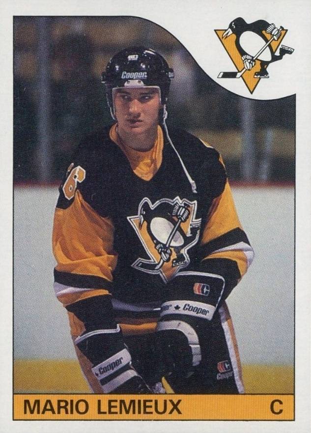 1985 Topps #9 Mario Lemieux Rookie Card 1985 Topps #9 Mario Lemieux Rookie Card