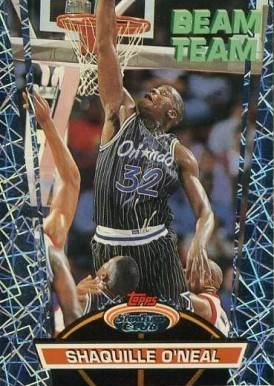 1992 Stadium Club Beam Team #21 Shaquille O'Neal Basketball Card 1992 Stadium Club Beam Team #21 Shaquille O'Neal Basketball Card