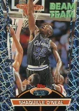 1992 Stadium Club Beam Team #21 Shaquille O'Neal Basketball Card