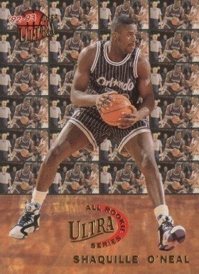 1992 Ultra All-Rookie #7 Shaq O'Neal Basketball Card