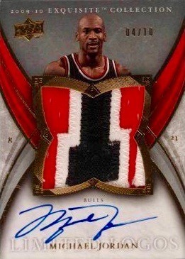 2009 Exquisite Collection Limited Logos Michael Jordan Basketball Card
