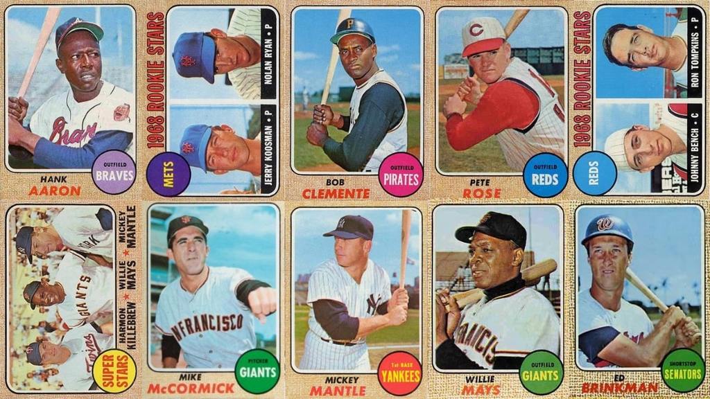 10 Most Valuable 1968 Topps Baseball Cards Old Sports Cards