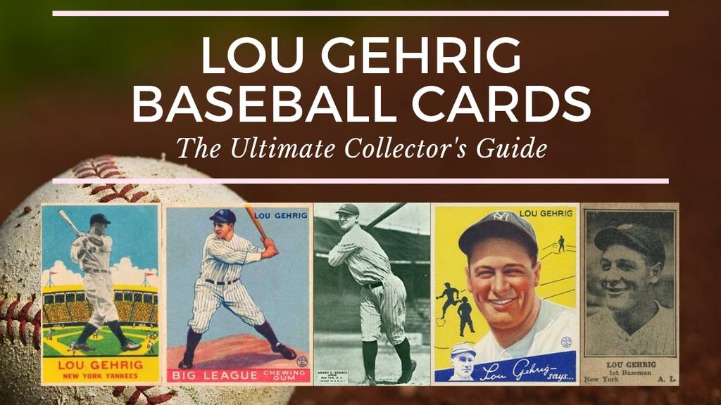 10 Lou Gehrig Baseball Cards You Need To Own Old Sports Cards