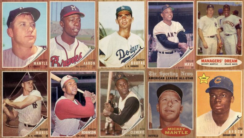 10 Most Valuable 1962 Topps Baseball Cards | Old Sports Cards