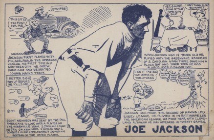 1914 E&S Publishing Joe Jackson Baseball Card