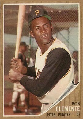 1962 Topps #10 Roberto Clemente Baseball Card 1962 Topps #10 Roberto Clemente Baseball Card