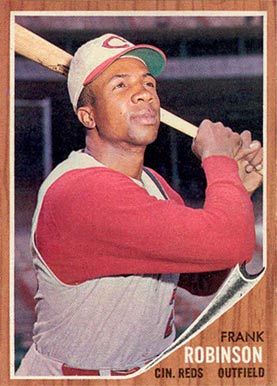 1962 Topps #350 Frank Robinson Baseball Card 1962 Topps #350 Frank Robinson Baseball Card
