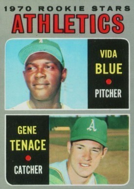 1970 Topps #21 Vida Blue Rookie Card