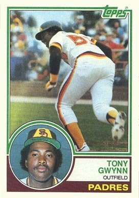 1983 Topps #482 Tony Gwynn Rookie Card