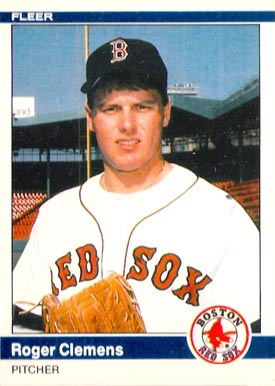 1984 Fleer Update #27 Roger Clemens Rookie Card 1984 Fleer Update #27 Roger Clemens Rookie Card