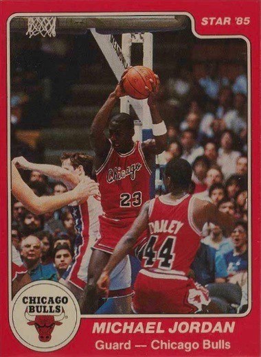 1984 Star #101 Michael Jordan Rookie Card