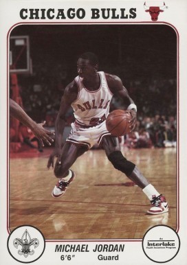 1985 Bulls Interlake #1 Michael Jordan Basketball Card