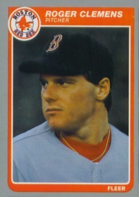1985 Fleer #155 Roger Clemens Baseball Card