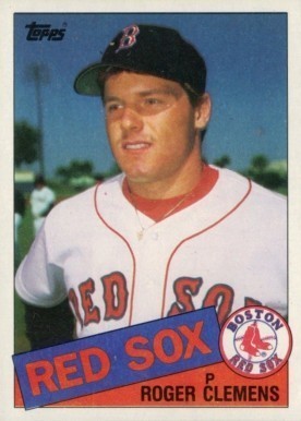 1985 Topps #181 Roger Clemens Rookie Card 1985 Topps #181 Roger Clemens Rookie Card