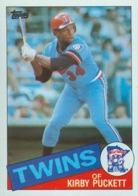 1985 Topps #536 Kirby Puckett Rookie Card 1985 Topps #536 Kirby Puckett Rookie Card