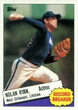 1985 Topps #7 Nolan Ryan Baseball Card 1985 Topps #7 Nolan Ryan Baseball Card