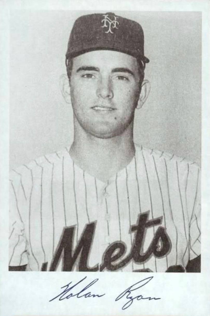 1969 New York Mets Team Issue Nolan Ryan Baseball Card 1969 New York Mets Team Issue Nolan Ryan Baseball Card