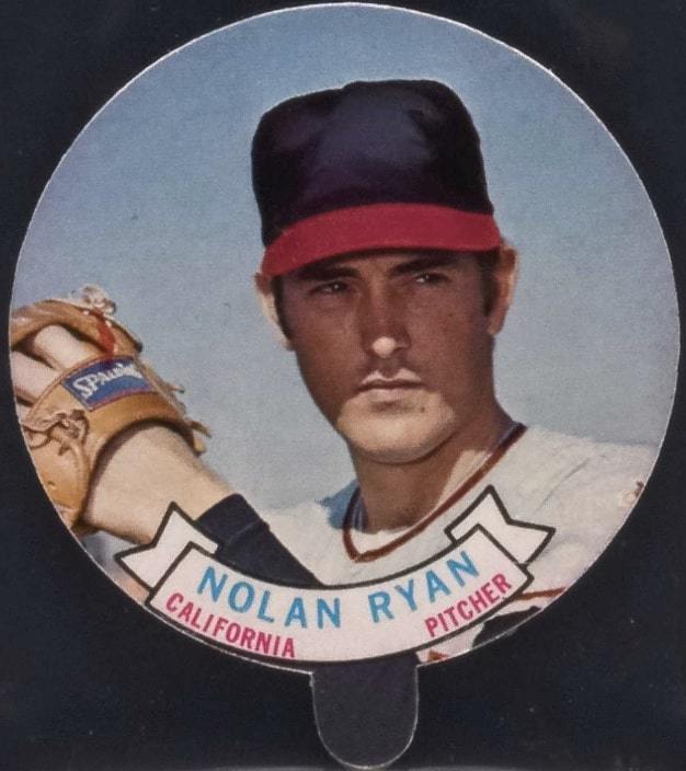 1972 Topps Candy Lids Test Issue Nolan Ryan Baseball Card 1972 Topps Candy Lids Test Issue Nolan Ryan Baseball Card