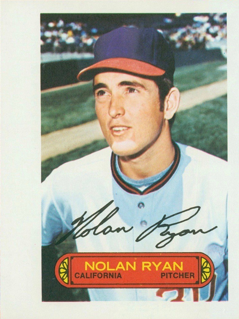 1973 Topps Pin-Ups Nolan Ryan Baseball Card 1973 Topps Pin-Ups Nolan Ryan Baseball Card