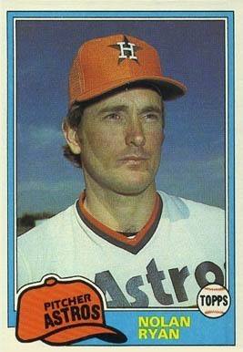 1981 Topps #240 Nolan Ryan Baseball Card