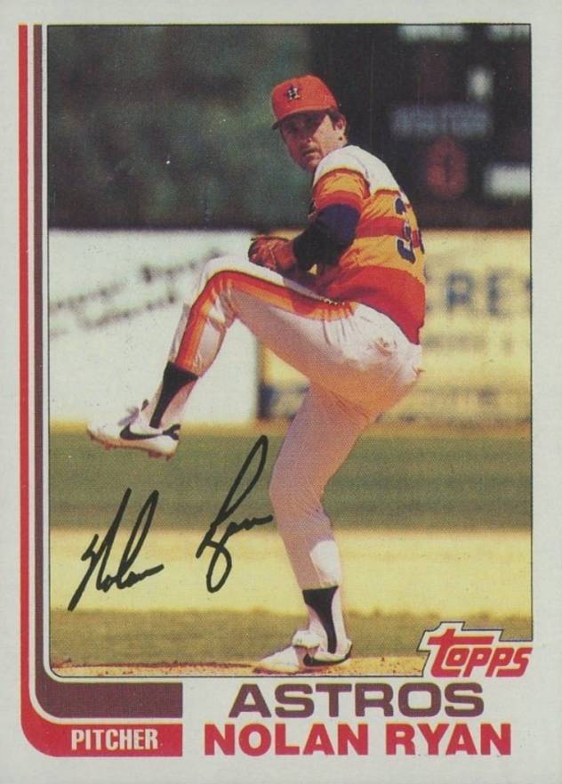 1982 Topps #90 Nolan Ryan Baseball Card 1982 Topps #90 Nolan Ryan Baseball Card