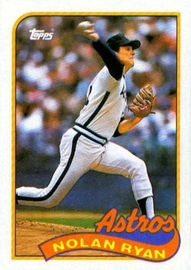 1989 Topps #530 Nolan Ryan Baseball Card
