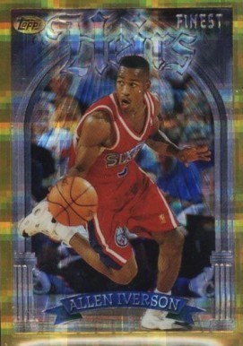 1996 Finest Refractor #280 Allen Iverson Rookie Card