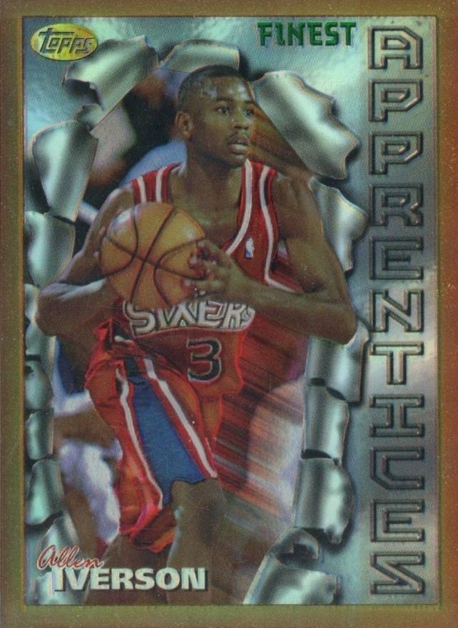 1996 Finest Refractor #69 Allen Iverson Basketball Card