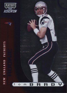 2000 Playoff Momentum #180 Tom Brady Football Card 2000 Playoff Momentum #180 Tom Brady Football Card
