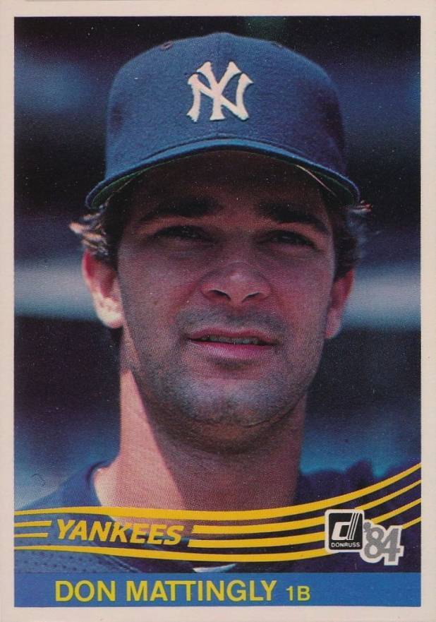 1984 Donruss #248 Don Mattingly Rookie Card